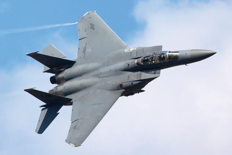 An F-15E Strike Fighter Of The United States Air Force In Flight II