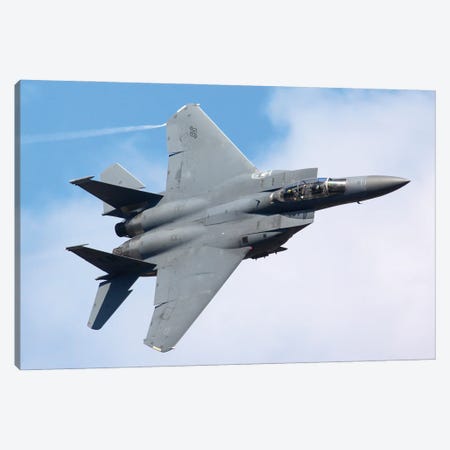An F-15E Strike Fighter Of The United States Air Force In Flight II Canvas Print #TRK4067} by Artem Alexandrovich Canvas Print