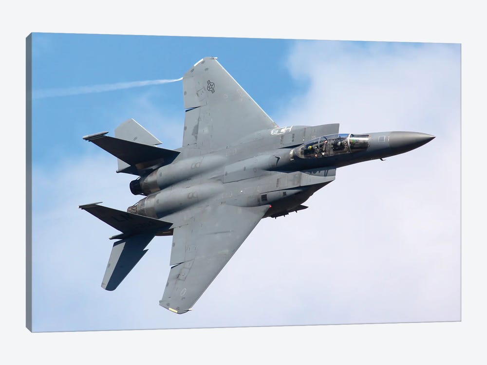An F-15E Strike Fighter Of The United States Air Force In Flight II by Artem Alexandrovich 1-piece Canvas Artwork