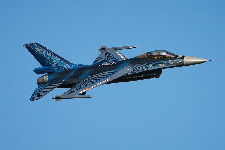 A Belgian Air Component F-16 Fighting Falcon In Special Colors