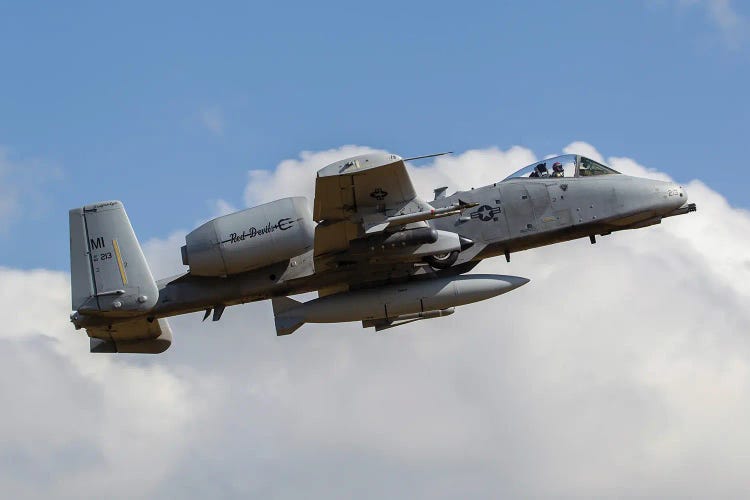 A-10C Of The Michigan Air National Guard Taking Off