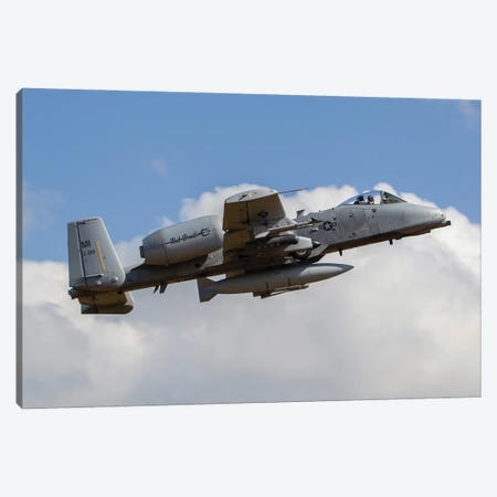 A-10C Of The Michigan Air National Guard Taking Off Canvas Print #TRK4097} by Erik Roelofs Canvas Artwork