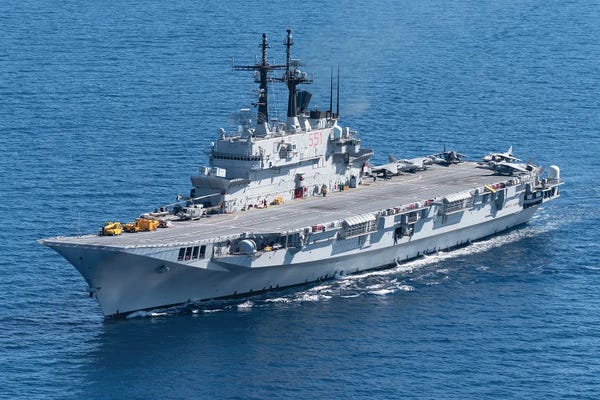 Simone Marcato: Italian Navy Light Aircraft Carrier Giuseppe Garibaldi by Simone Marcato