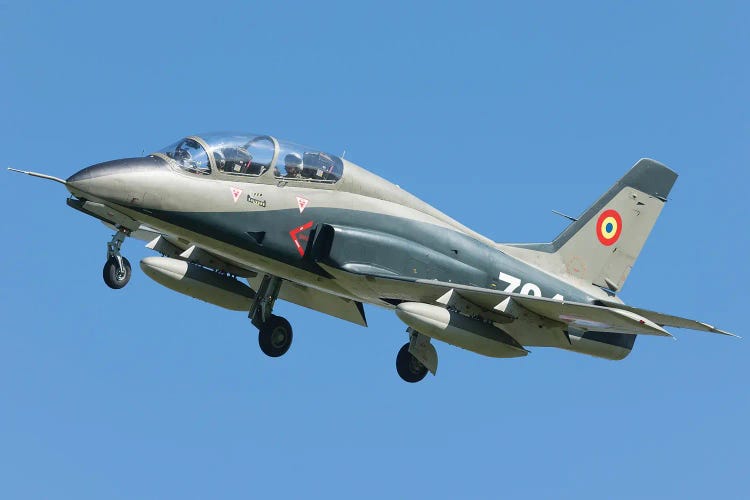 Romanian Air Force Iar-99 Soim Prepares For Landing