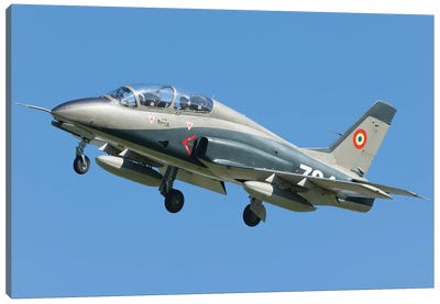 Romanian Air Force Iar-99 Soim Prepares For Landing Canvas Art Print - Military Art