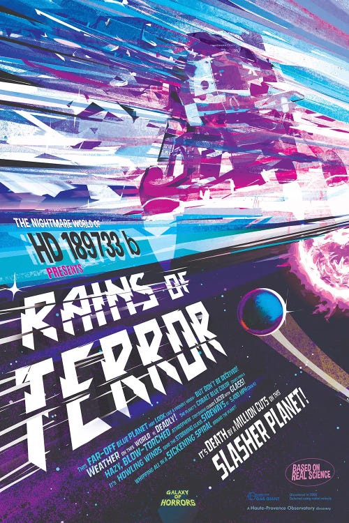 The Nightmare World Of Exoplanet HD 189733 B by Stocktrek Images wall art