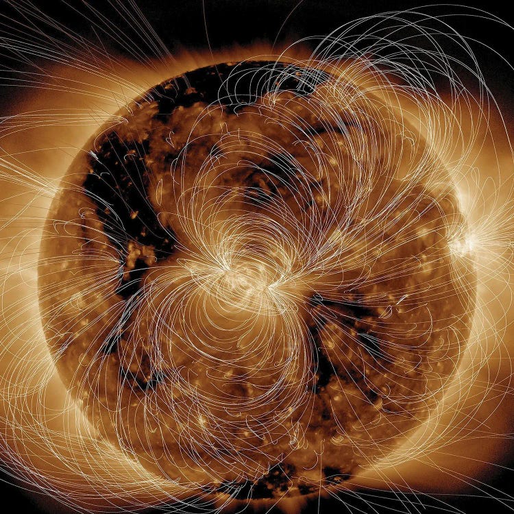 View Of The Sun's Magnetic Field - August 10, 2018