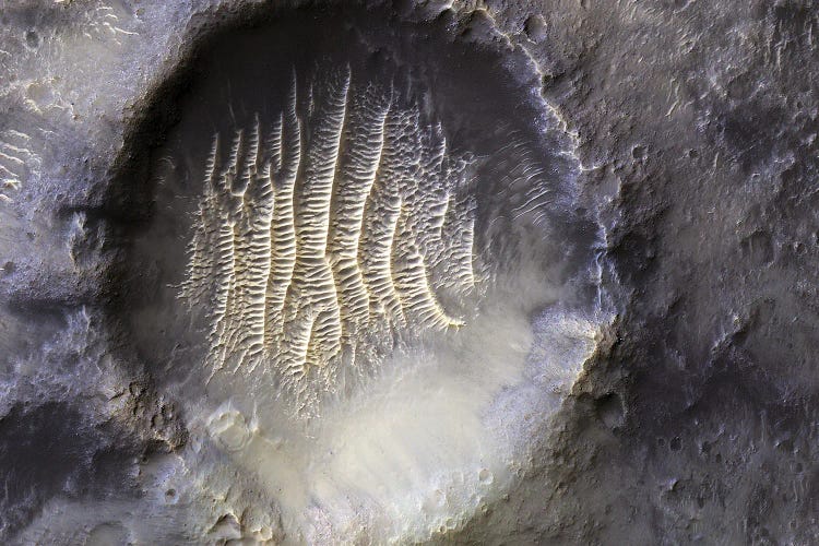 Airy-0 Crater On Mars by Stocktrek Images wall art