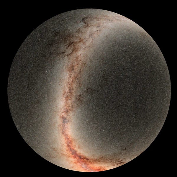 Mosaic Of Sky With Milky Way, Taken By The Pan-STARRS Observatory In Haleakala, Maui