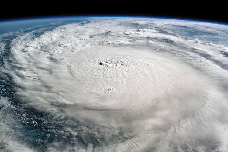 View From Space Of Hurricane Milton
