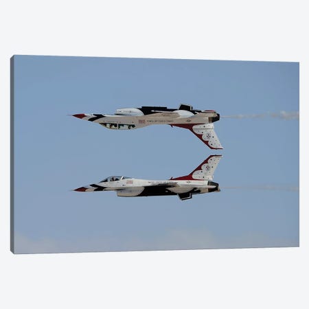 The US Air Force Thunderbirds In Calypso Pass Formation Canvas Print #TRK422} by Remo Guidi Canvas Art Print