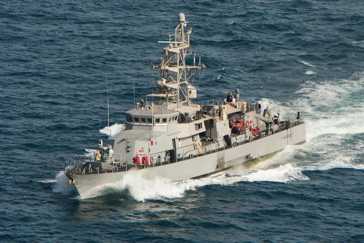 The Coastal Patrol Ship USS Firebolt Transits The Arabian Gulf