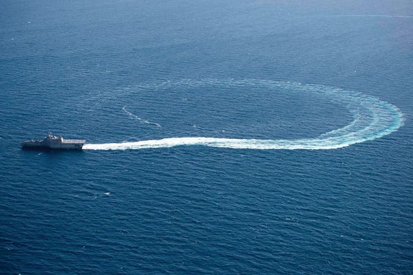 The Littoral Combat Ship USS Coronado Maneuvers In The Gulf Of Thailand