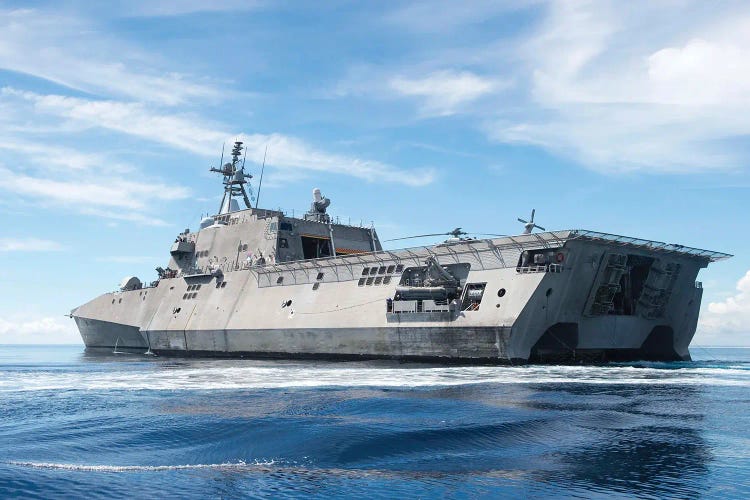 The Littoral Combat Ship USS Coronado Transits The Bohol Sea