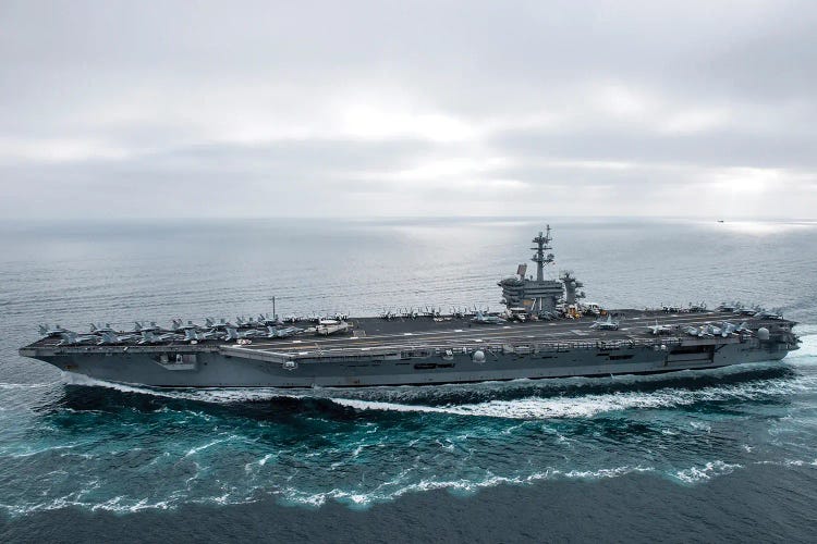 USS Theodore Roosevelt Transits The Pacific Ocean