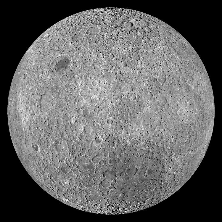 The Far Side Of The Moon. by Stocktrek Images wall art