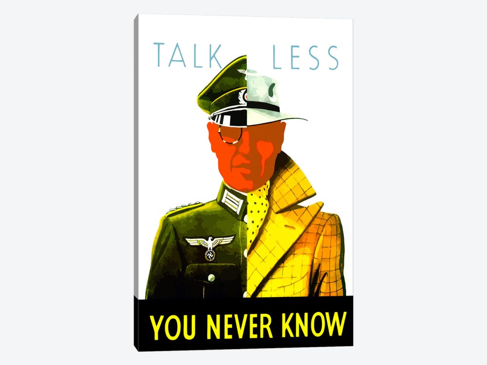 Talk Less, You Never Know Wartime Poster by Stocktrek Images 1-piece Art Print