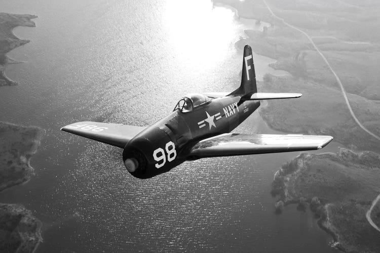 A Grumman F8F Bearcat In Flight