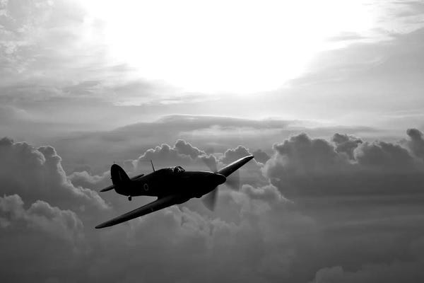 Airplanes: A Hawker Hurricane Aircraft In Flight II by Scott Germain