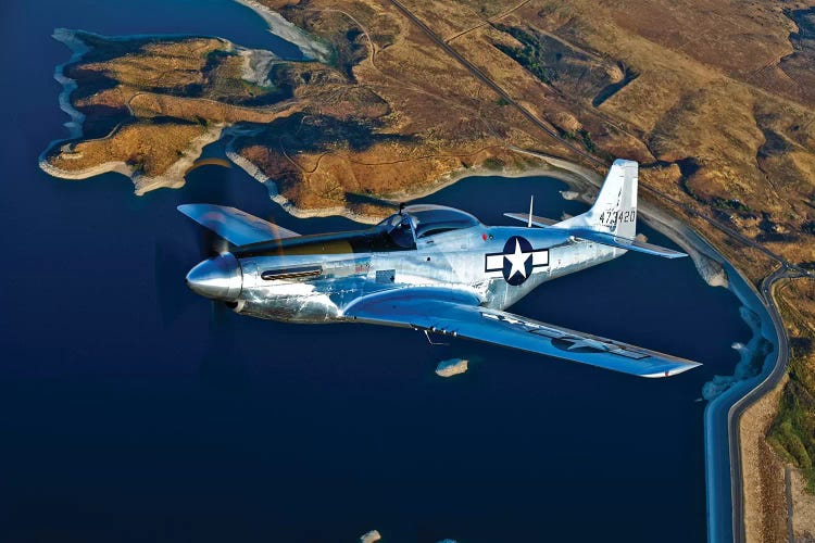 A North American P-51D Mustang In Flight Near Chino, California I