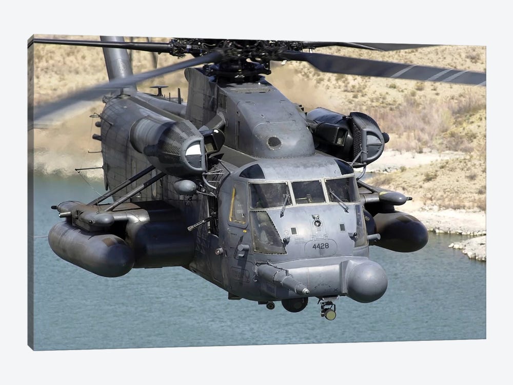 A MH-53J Pave Low IIIE Heavy-Lift Heli - Canvas Art Stocktrek Images.