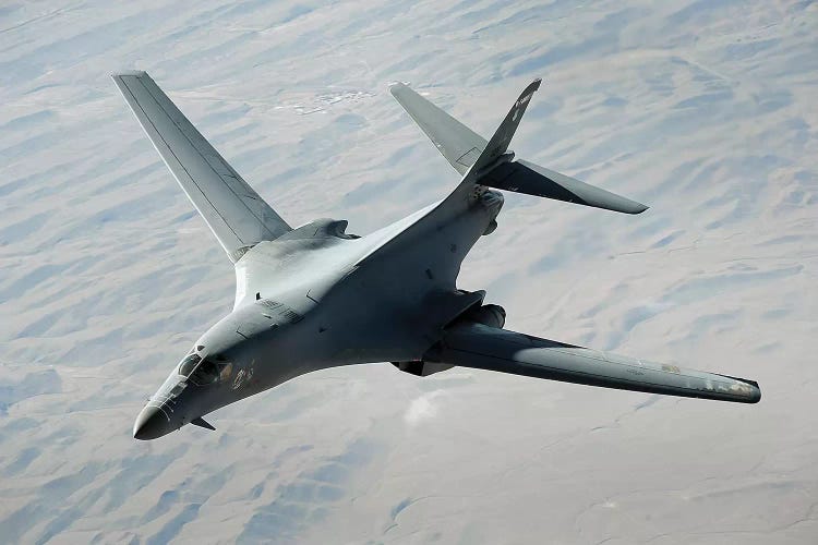 A US Air Force B-1B Lancer On A Combat Patrol Over Afghanistan