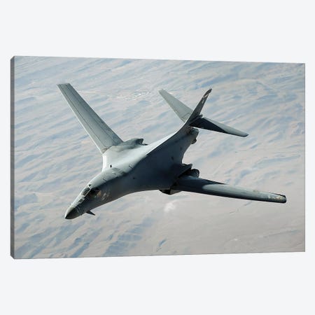 A US Air Force B-1B Lancer On A Combat Patrol Over Afghanistan Canvas Print #TRK615} by Stocktrek Images Canvas Art Print
