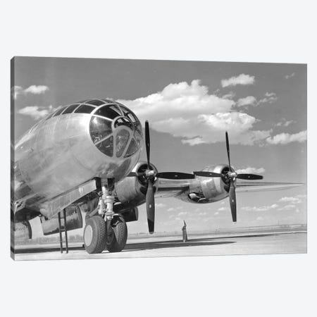 A US Army Air Forces B-29 Superfortress Bomber Aircraft Canvas Print #TRK627} by Stocktrek Images Canvas Art