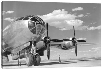 A US Army Air Forces B-29 Superfortress Bomber Aircraft Canvas Art Print - Air Force