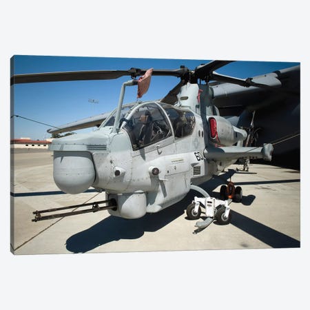 AH-1Z Super Cobra Attack Helicopter Canvas Print #TRK654} by Stocktrek Images Canvas Print
