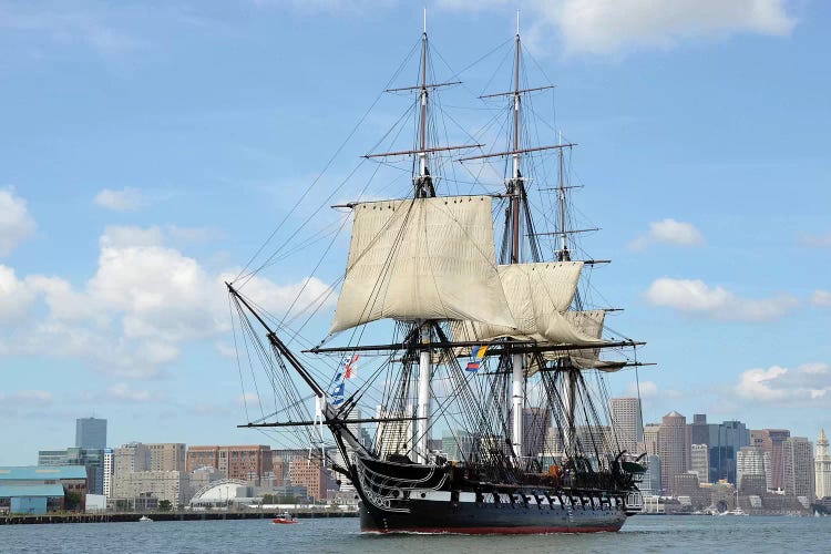 USS Constitution In Boston Harbor