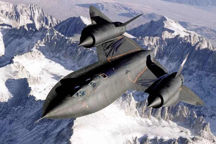 SR-71B Blackbird In Flight