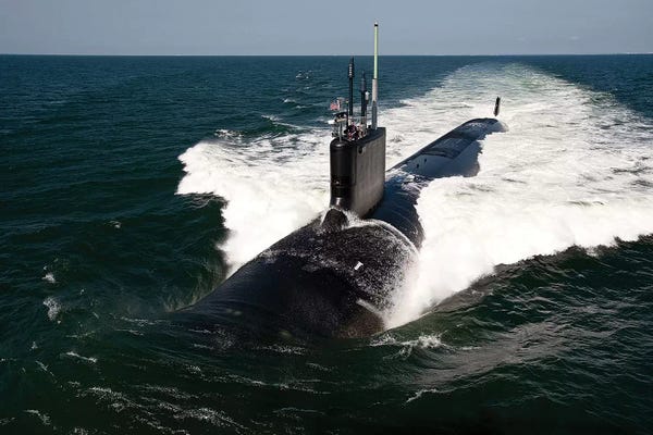 Stocktrek Images: The Virginia-Class Attack Submarine USS California by Stocktrek Images