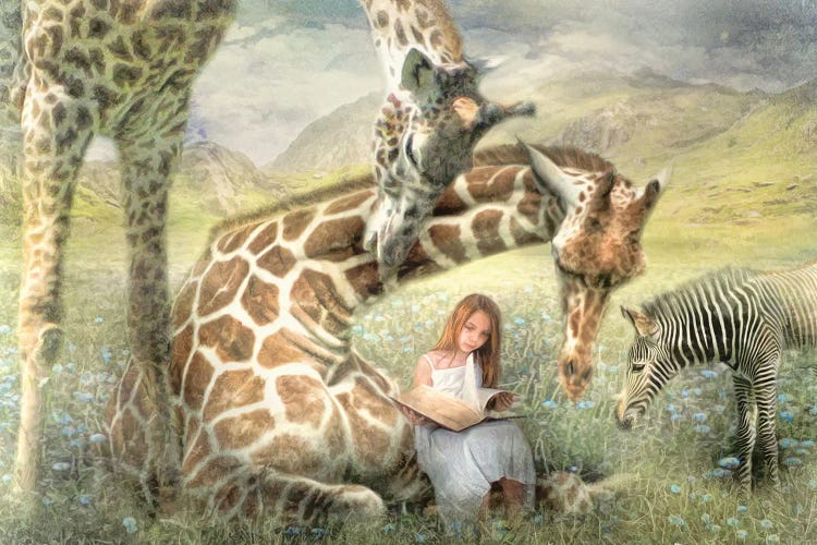The Reading Room by Trudi Simmonds wall art
