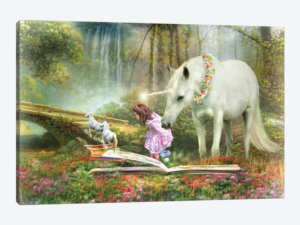 The Unicorn Book Of Magic by Trudi Simmonds 1-piece Art Print