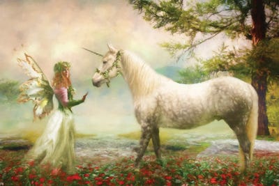 The Unicorn Fairy by Trudi Simmonds art print