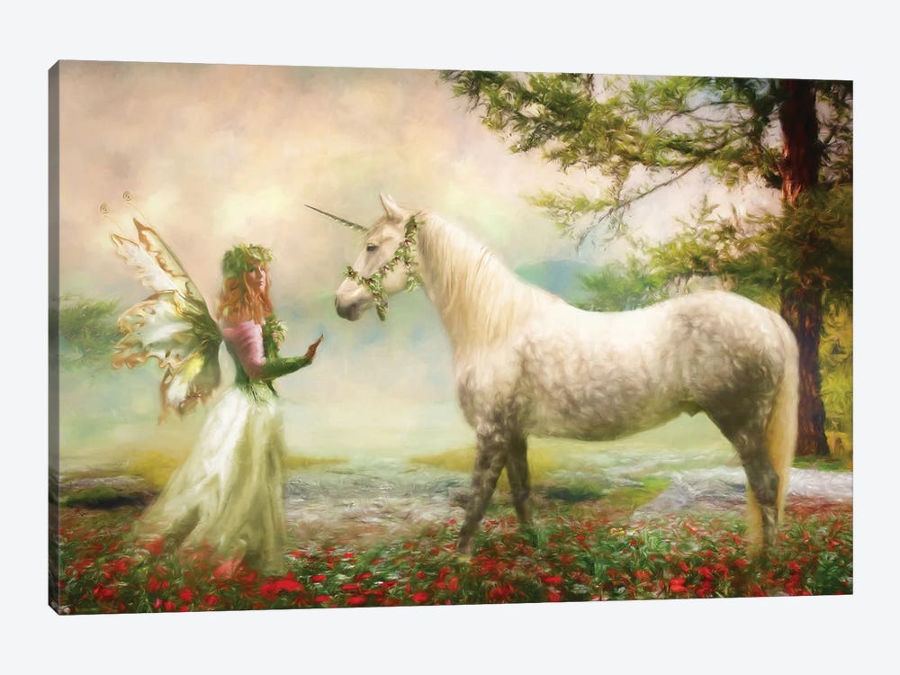 The Unicorn Fairy by Trudi Simmonds 1-piece Canvas Artwork