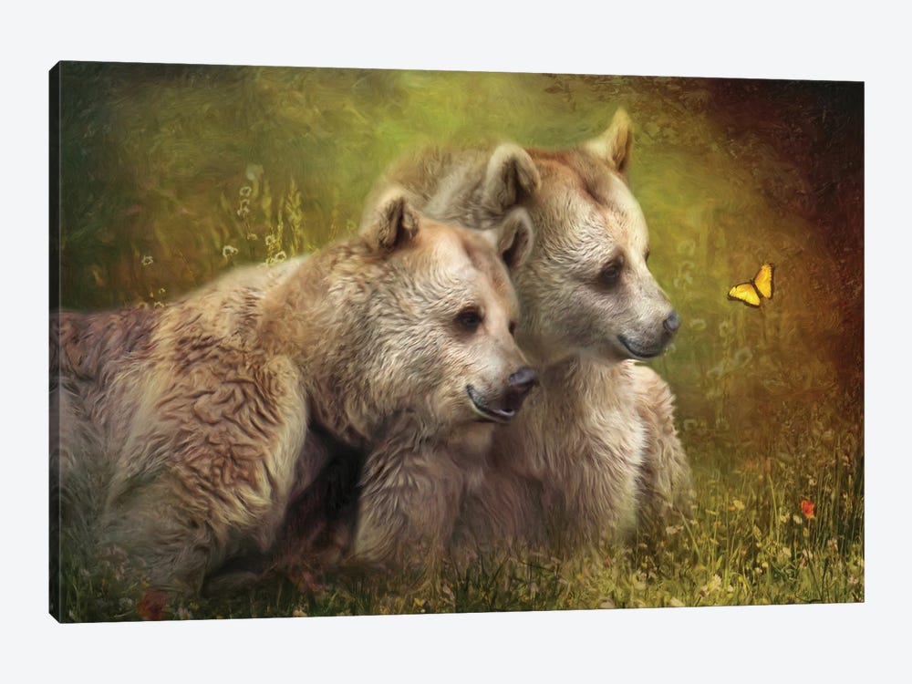 Bear Hugs by Trudi Simmonds 1-piece Art Print