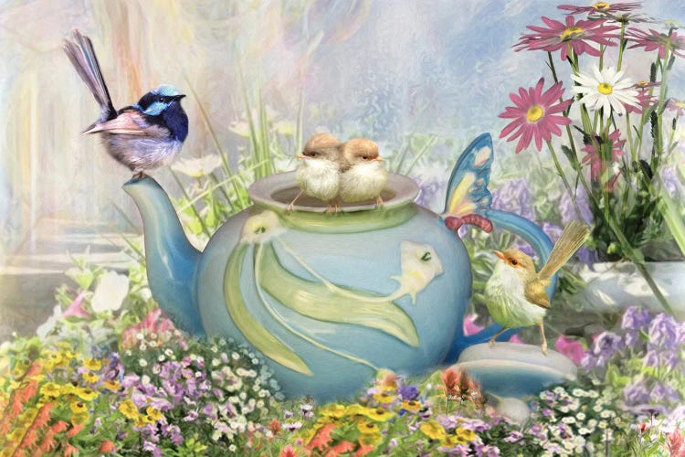 Tiny Tea Party by Trudi Simmonds wall art