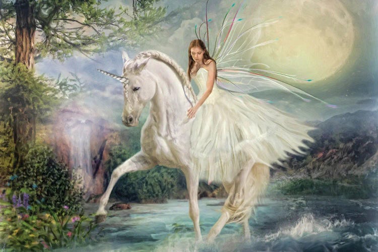 Unicorn Magic by Trudi Simmonds wall art