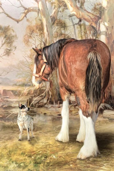 Work Mates by Trudi Simmonds metal wall art