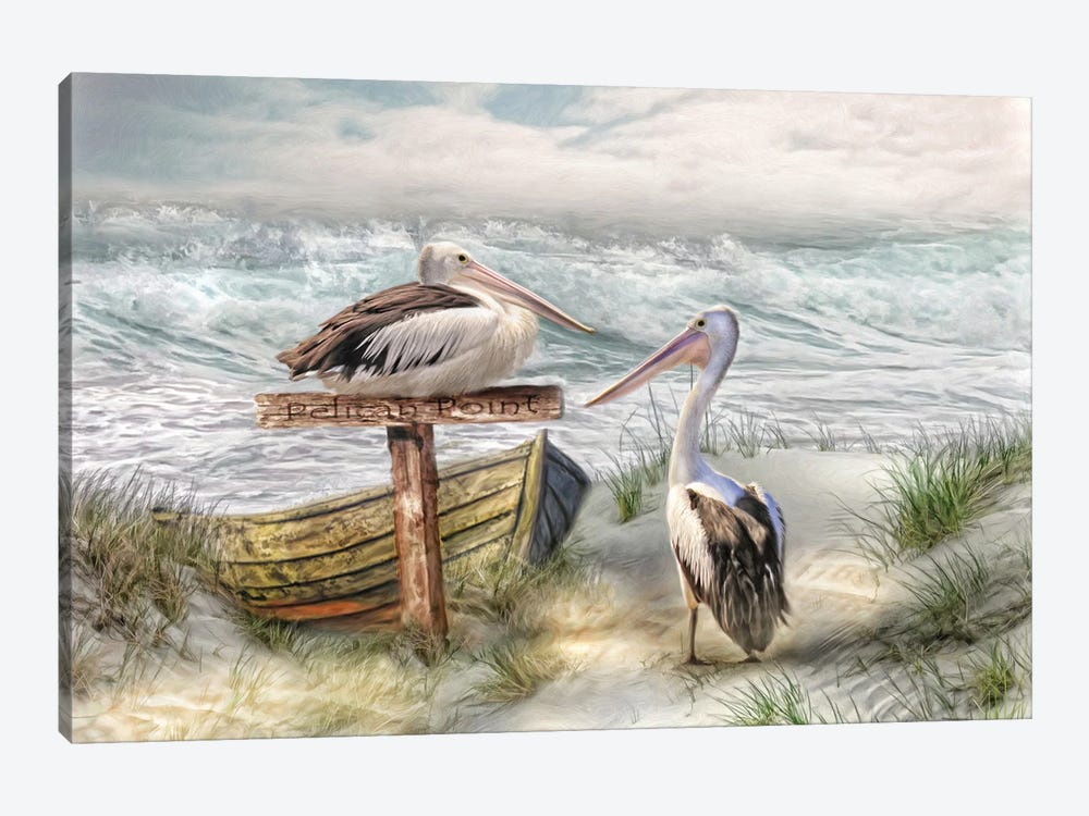 Pelican Point by Trudi Simmonds 1-piece Canvas Art
