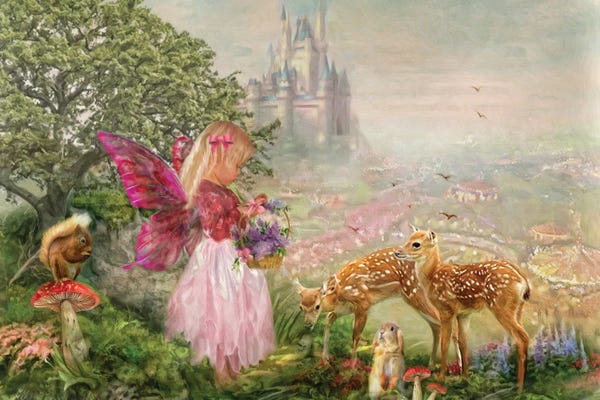 Fairytale Scenes: The Fairy Garden by Trudi Simmonds