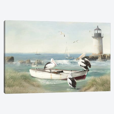 Lazy Day On Pelican Bay Canvas Print #TRO136} by Trudi Simmonds Canvas Print