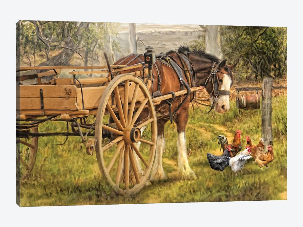 A Little Bit Country by Trudi Simmonds 1-piece Canvas Artwork