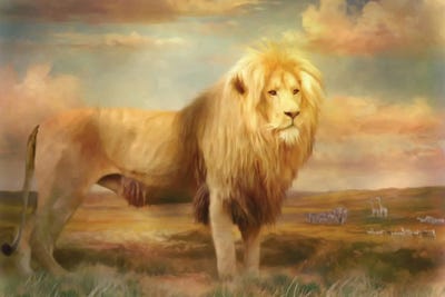 King by Trudi Simmonds metal wall art