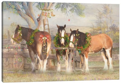 Holiday Trio Canvas Art Print - Trudi Simmonds