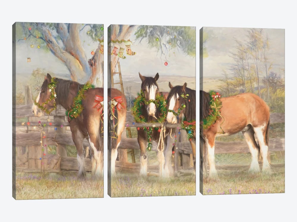 Holiday Trio by Trudi Simmonds 3-piece Canvas Print