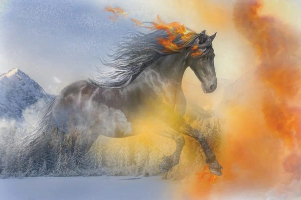 Ice On Fire - 2026 Year Of The Fire Horse