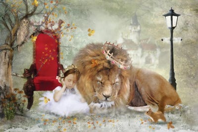 And She Sleeps by Trudi Simmonds metal wall art